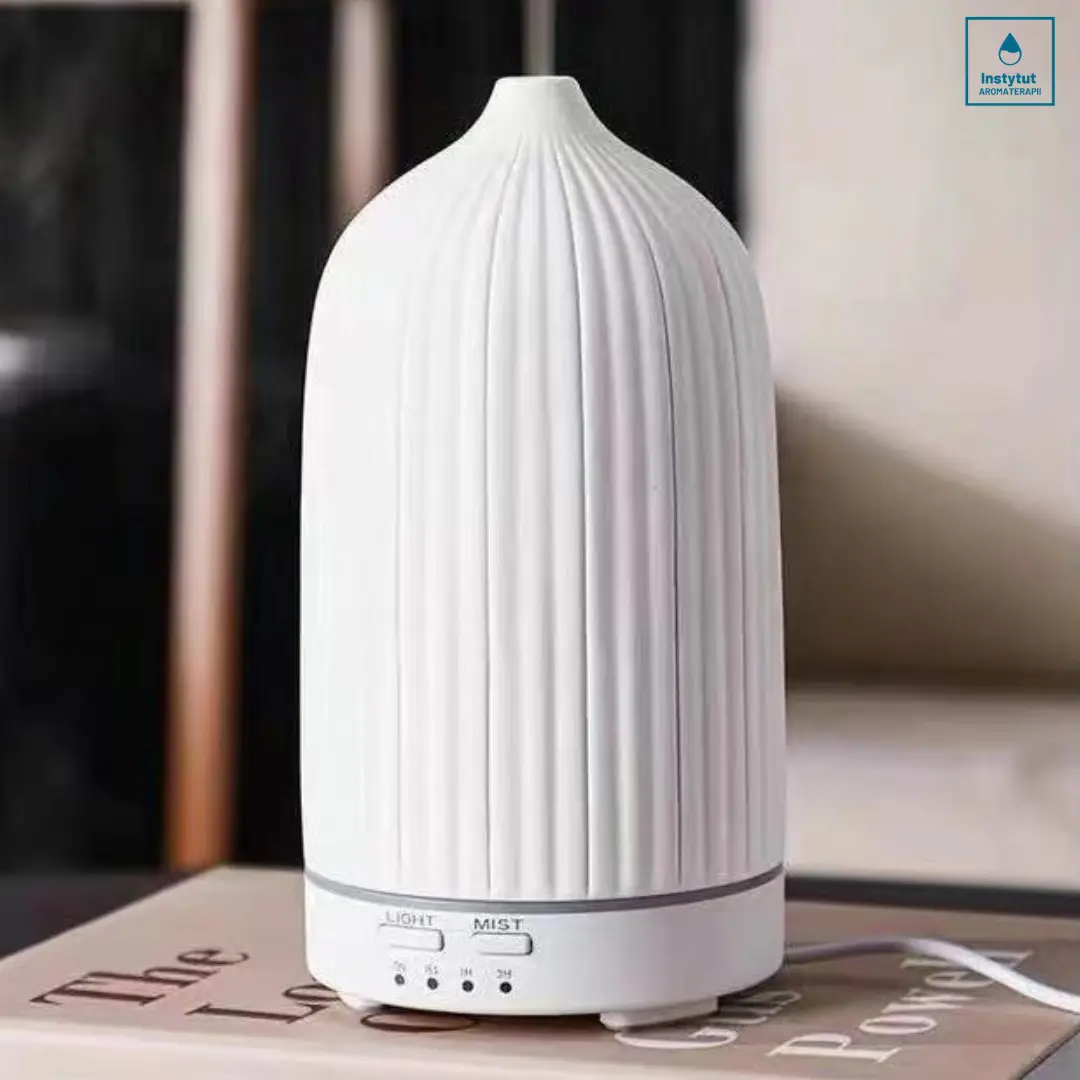 Dyfuzor AROMA CERAMIC mniej plastiku - wzór paski