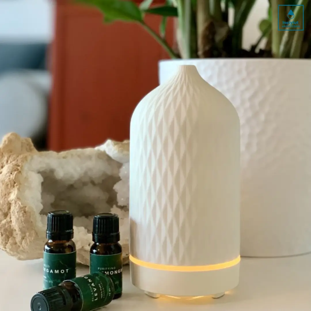 Dyfuzor AROMA CERAMIC mniej plastiku - wzór trójkąty