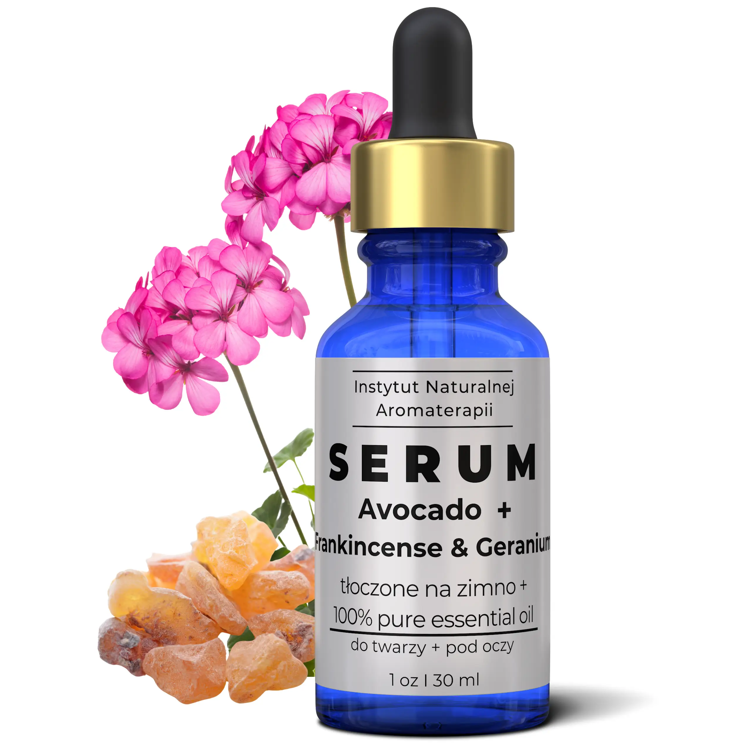 SERUM BIO Avocado + olejek Frankincense do twarzy i pod oczy - 30 ml