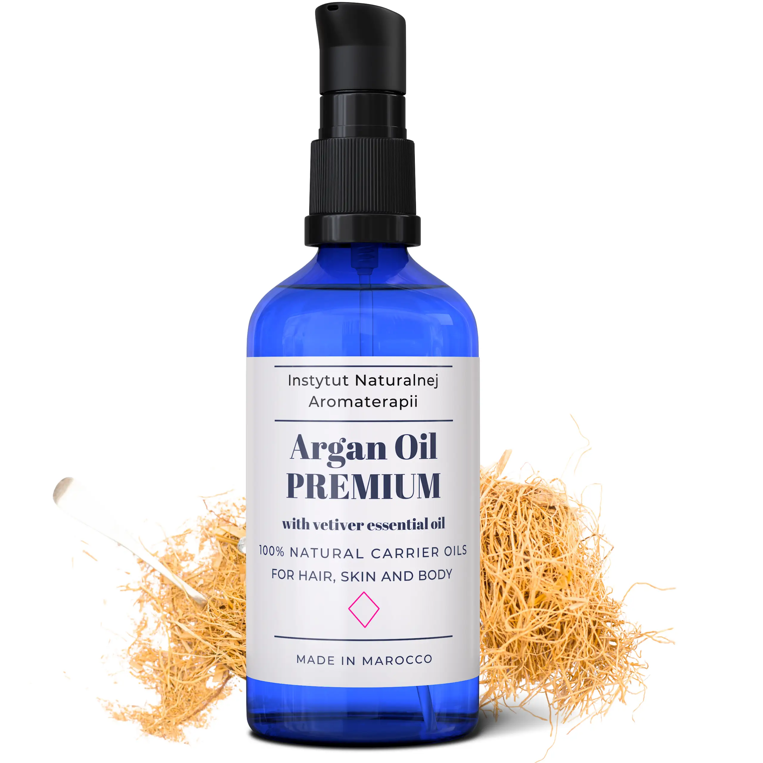 Premium olej ARGANOWY zimnotłoczony Maroko - dla skóry, twarzy i włosów - 100 ml